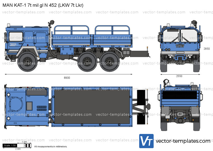 MAN KAT-1 7t mil gl N 452 (LKW 7t Lkr)