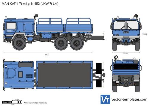 MAN KAT-1 7t mil gl N 452 (LKW 7t Lkr)