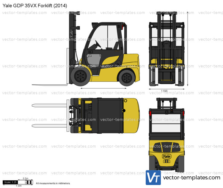 Yale GDP 35VX Forklift