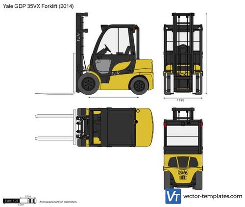 Yale GDP 35VX Forklift