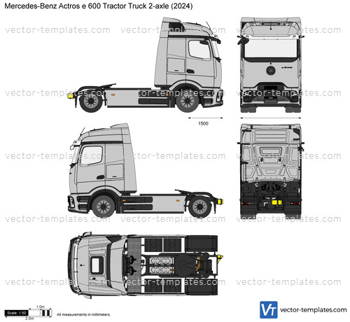 Mercedes-Benz Actros e 600 Tractor Truck 2-axle