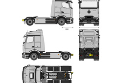 Mercedes-Benz Actros e 600 Tractor Truck 2-axle