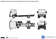 Mitsubishi Fuso Canter (515) City Single Cab Low Roof Chassis