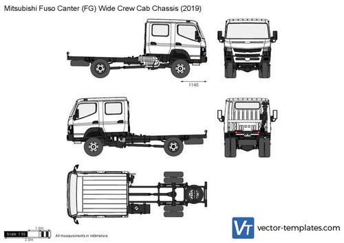 Mitsubishi Fuso Canter (FG) Wide Crew Cab Chassis