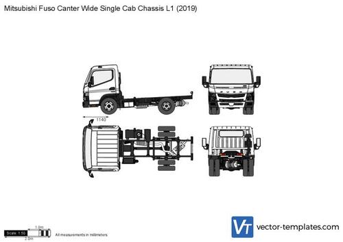 Mitsubishi Fuso Canter Wide Single Cab Chassis L1