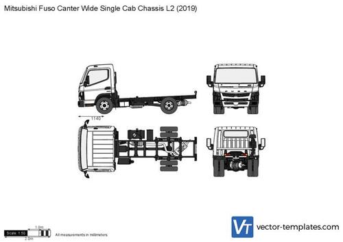 Mitsubishi Fuso Canter Wide Single Cab Chassis L2