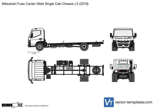 Mitsubishi Fuso Canter Wide Single Cab Chassis L3