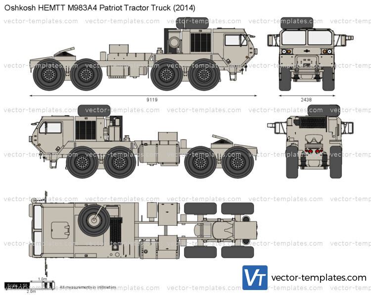 Oshkosh HEMTT M983A4 Patriot Tractor Truck