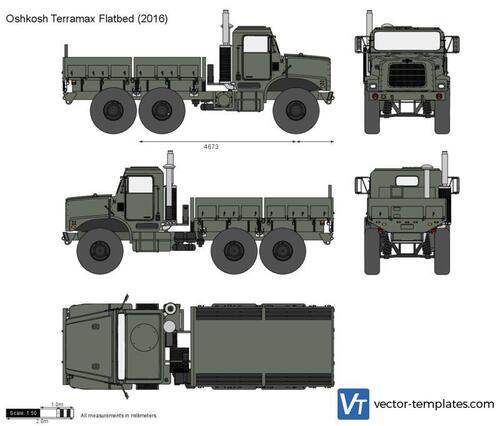 Oshkosh Terramax Flatbed