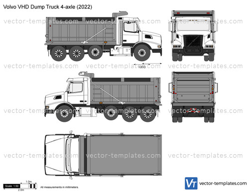 Volvo VHD Dump Truck 4-axle
