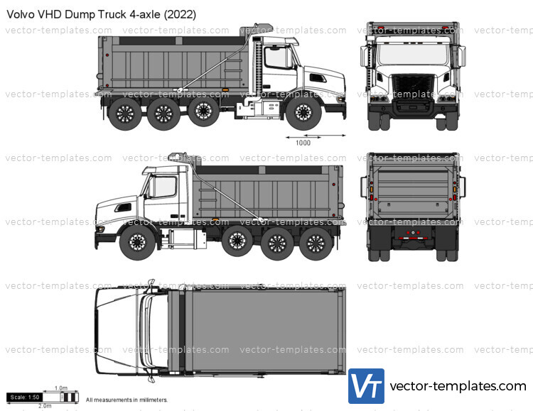 Volvo VHD Dump Truck 4-axle