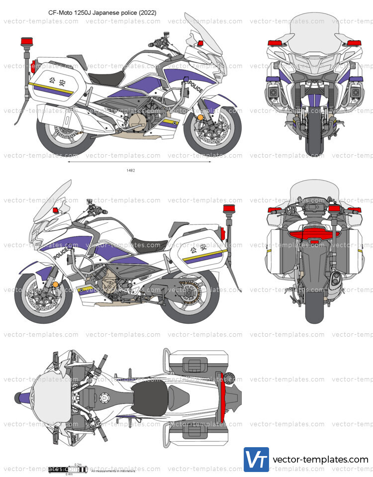 CF-Moto 1250J Japanese police