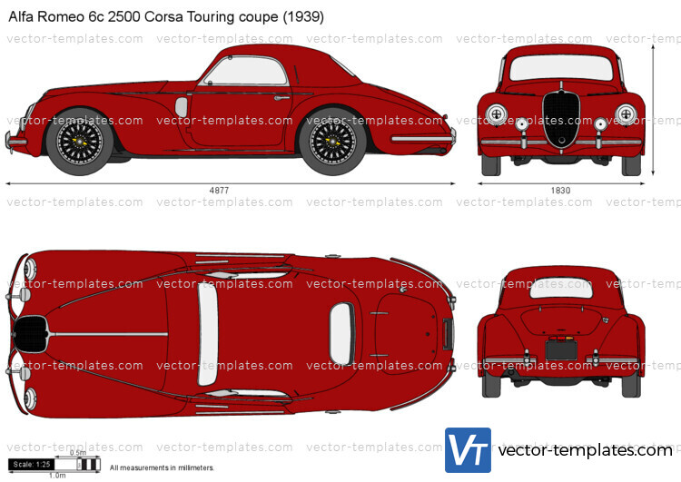 Alfa Romeo 6c 2500 Corsa Touring coupe