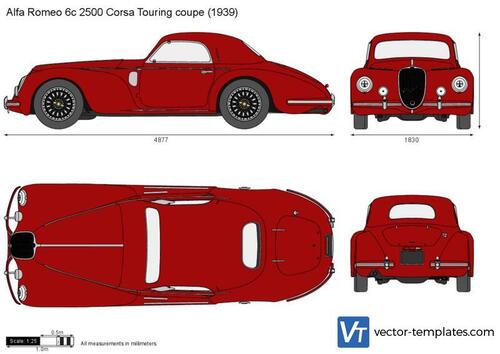 Alfa Romeo 6c 2500 Corsa Touring coupe