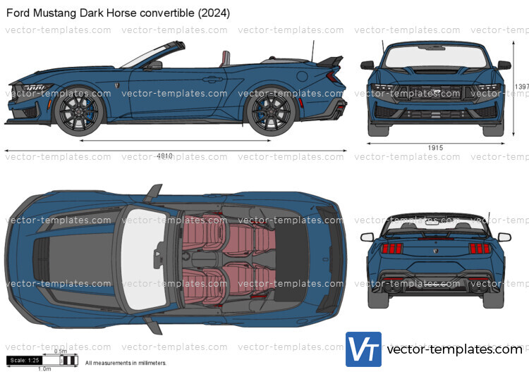 Ford Mustang Dark Horse convertible