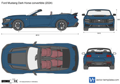 Ford Mustang Dark Horse convertible