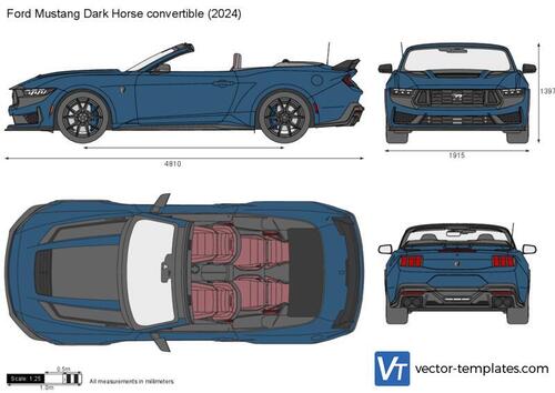 Ford Mustang Dark Horse convertible