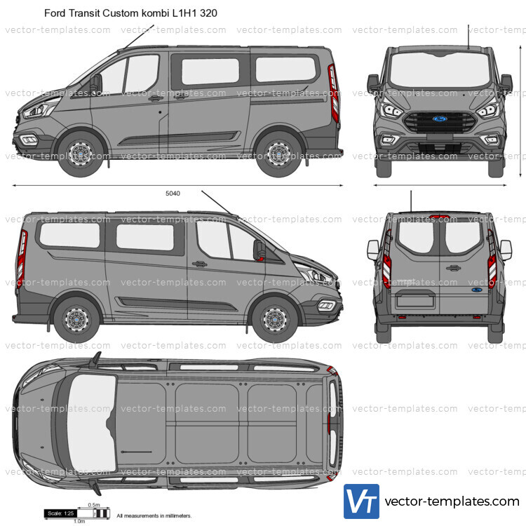 Ford Transit Custom kombi L1H1 320