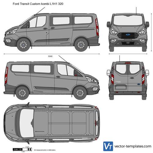 Ford Transit Custom kombi L1H1 320