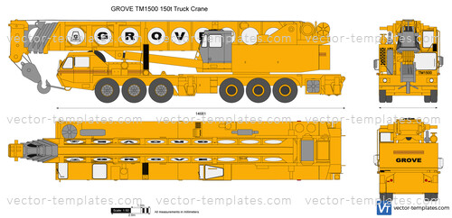 GROVE TM1500 150t Truck Crane
