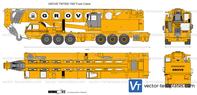 GROVE TM1500 150t Truck Crane