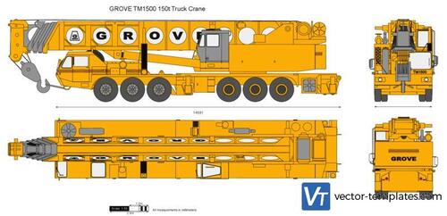 GROVE TM1500 150t Truck Crane