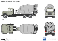 Mack RD690S Mixer Truck