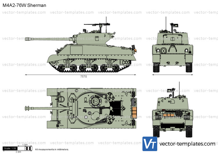 M4A2-76W Sherman