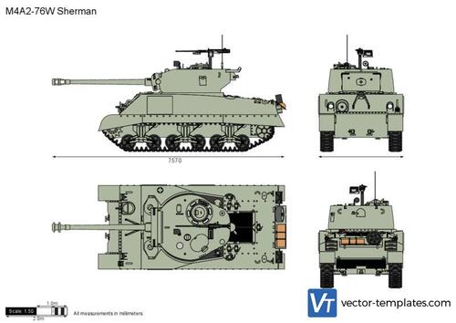 M4A2-76W Sherman