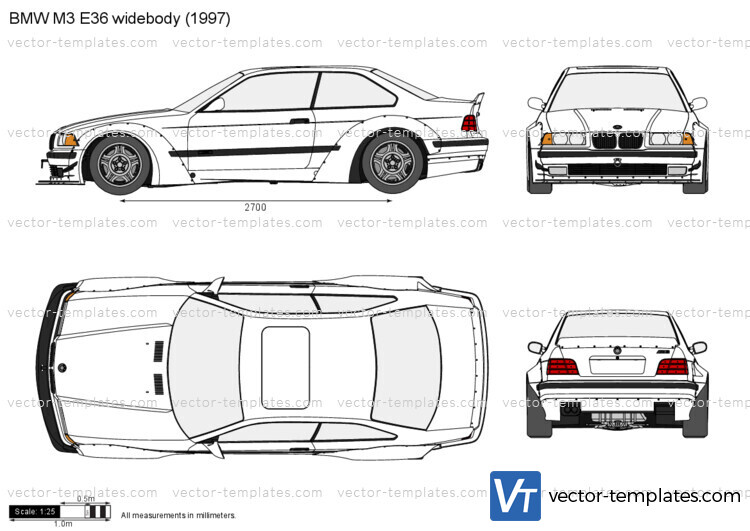 BMW M3 E36 widebody