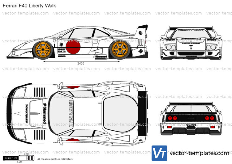 Ferrari F40 Liberty Walk