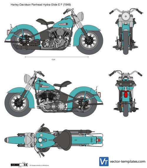 Harley-Davidson Panhead Hydra-Glide E F