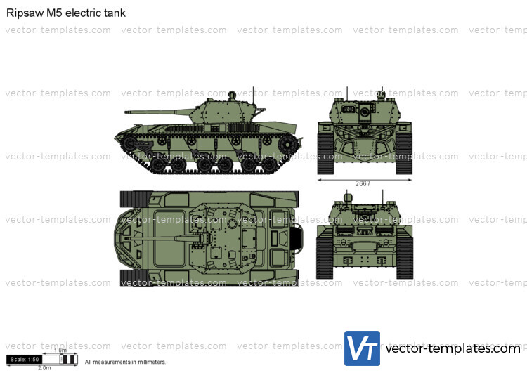 Ripsaw M5 electric tank