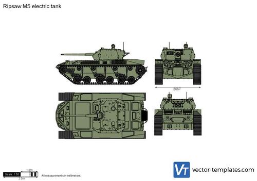 Ripsaw M5 electric tank