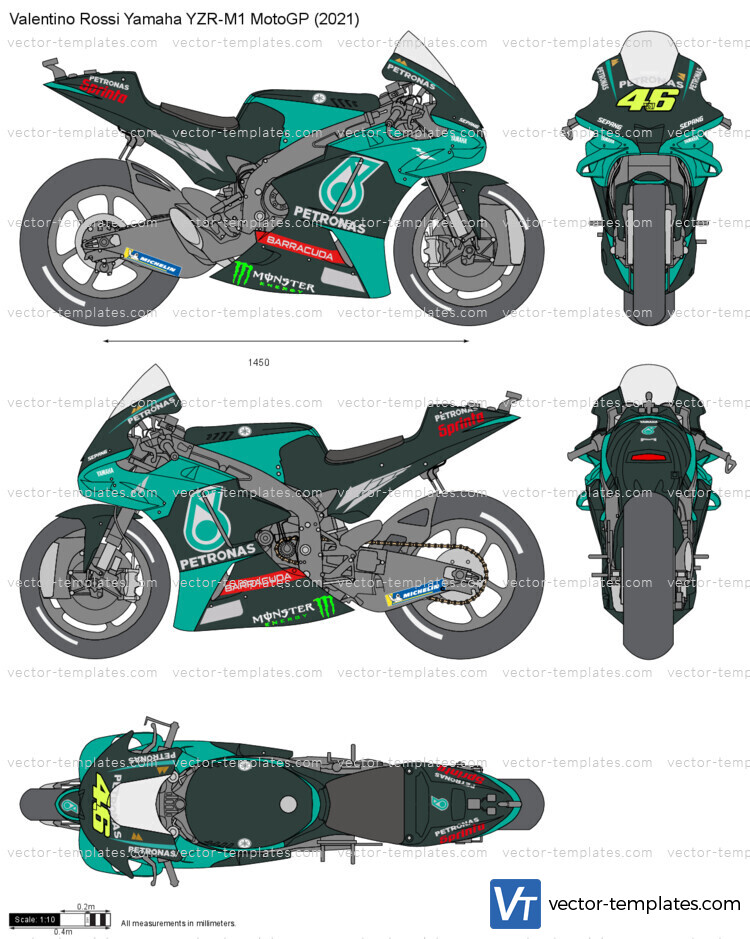 Valentino Rossi Yamaha YZR-M1 MotoGP
