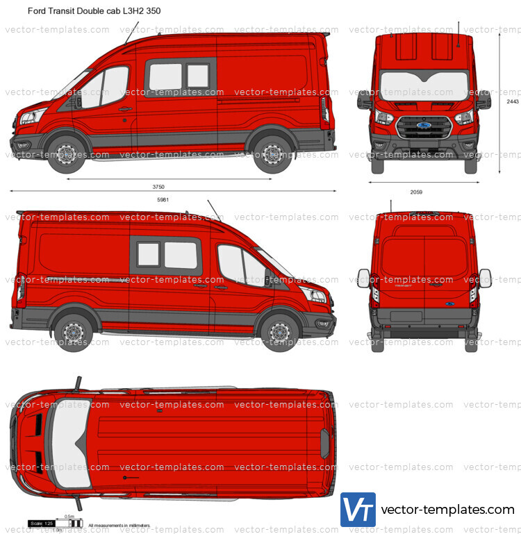 Ford Transit Double cab L3H2 350