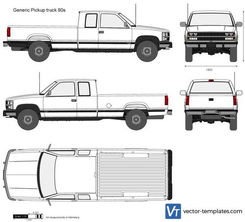 Generic Pickup truck 80s