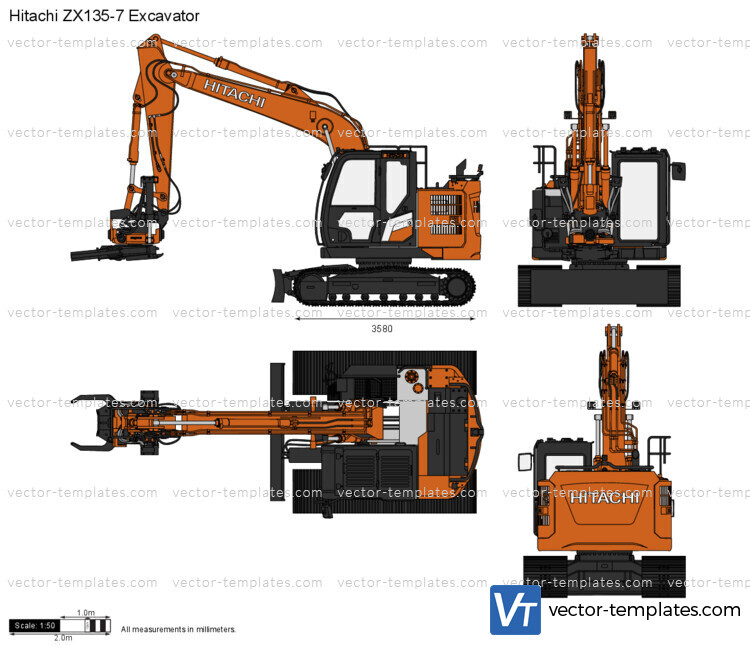 Hitachi ZX135-7 Excavator