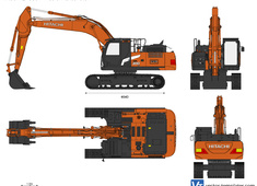 Hitachi ZX300 7 Medium excavator