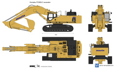 Komatsu PC800LC excavator