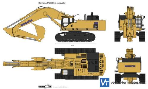 Komatsu PC800LC excavator