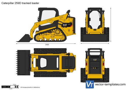 Caterpillar 259D tracked loader