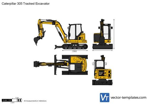 Caterpillar 305 Tracked Excavator