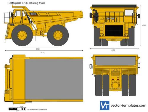 Caterpillar 773D Hauling truck