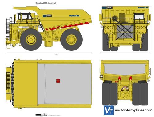 Komatsu 960E dump truck