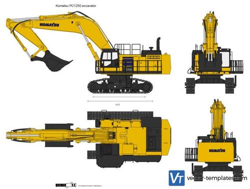 Komatsu PC1250 excavator