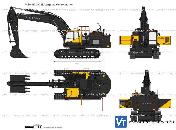 Volvo EC530EL Large crawler excavator