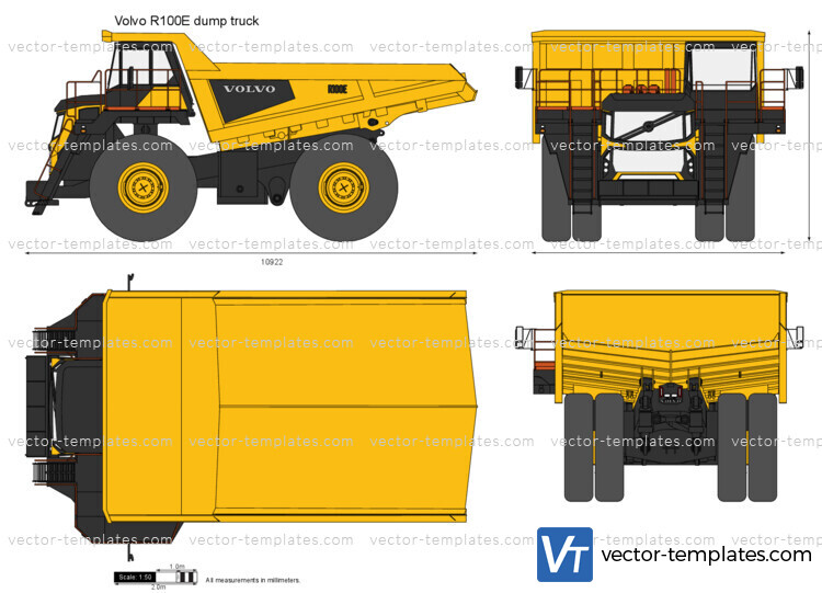 Volvo R100E dump truck