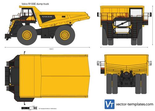 Volvo R100E dump truck