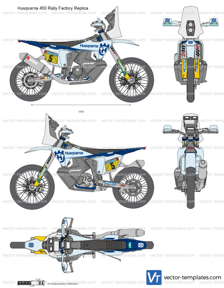 Husqvarna 450 Rally Factory Replica